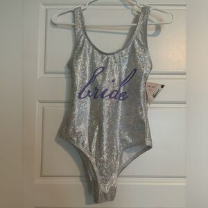 Silver Bride One Piece Swimsuit